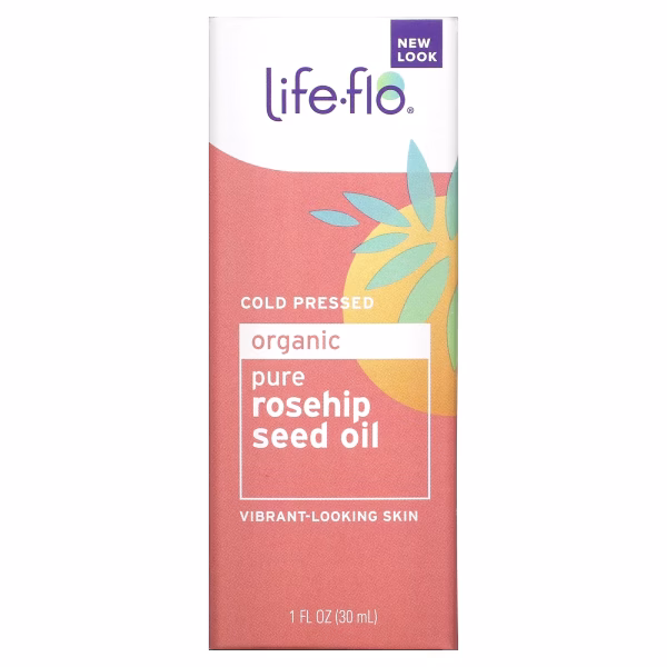 Life-flo, Organic Pure Rosehip Seed Oil, 1 fl oz (30 ml) - Image 3