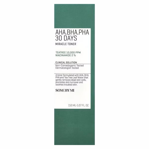 SOME BY MI, AHA. BHA. PHA 30 Days Miracle Toner, 5.07 fl oz (150 ml) - Image 3