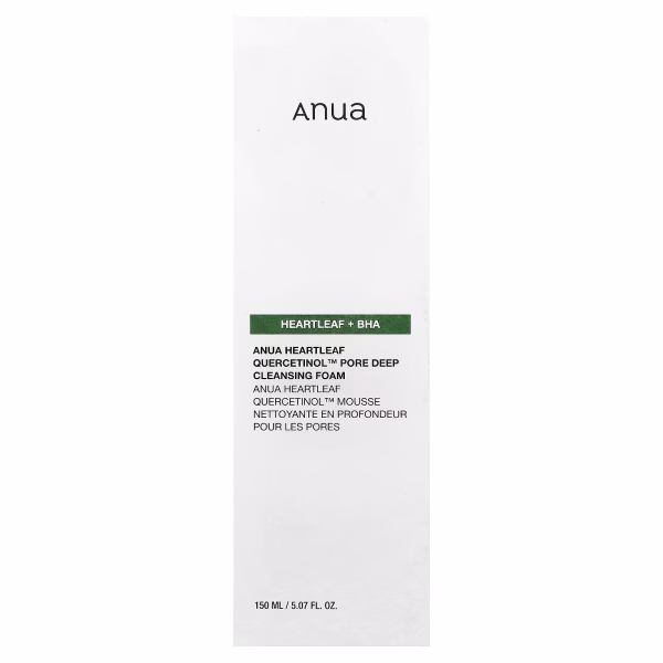 Anua, Heartleaf Quercetinol™ Pore Deep Cleansing Foam, 5.07 fl oz (150 ml) - Image 3