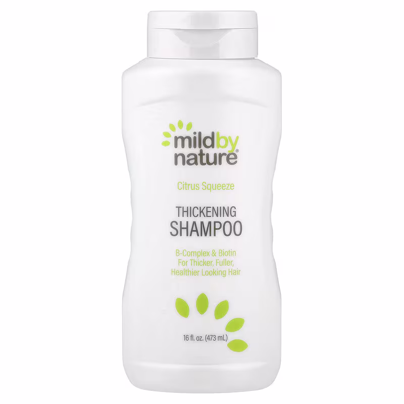 Mild By Nature, Thickening Shampoo, B-Complex + Biotin, Citrus Squeeze, 16 fl oz (473 ml)