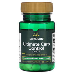 Swanson, Ultimate Carb Control C-120X, 2 mg, 90 Tablets