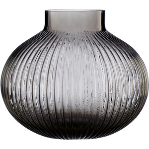 Orvena Small Grey And Gold Ceramic Vase - Glass 100%