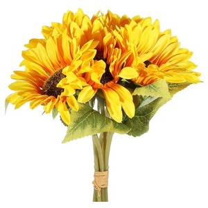 Artificial Sunflower Bouquet - Yellow - Image 2