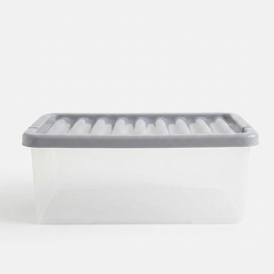 2 x Multipurpose 32-Litre Home & Office Underbed Plastic Storage Boxes - Clear