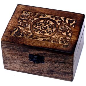 Mango Aromathrapy Box Floral (holds 12) - Brown - Image 4