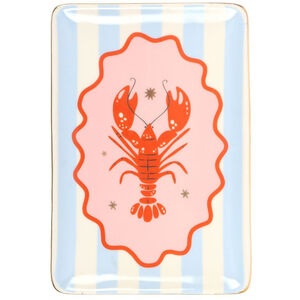 Something Different Striped Lobster Trinket Dish - Multicoloured