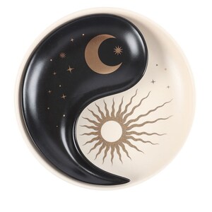 Yin Yang Harmony Stacking Trinket Dish Set - Gold