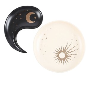 Yin Yang Harmony Stacking Trinket Dish Set - Gold - Image 4