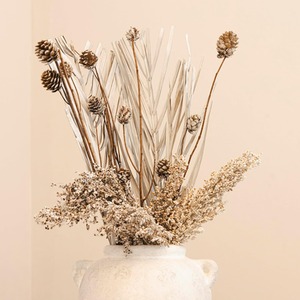 Christmas Bouquet Gold Dried Flowers  - Gold