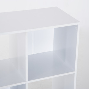 HOMCOM Wooden 9 Cube Storage Cabinet