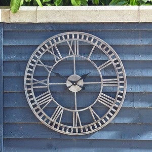 Garden Buxton Wall Clock - Silver - Image 2