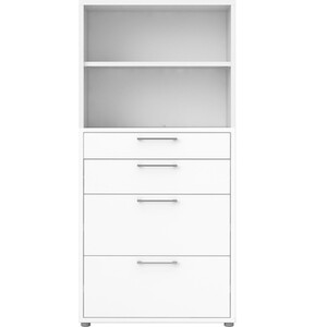 Prima 1-Shelf 2-Drawer 2-File Bookcase - Image 2