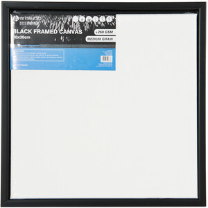 Framed Canvas Set Black