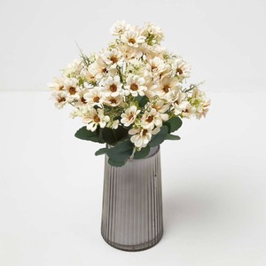 Artificial Wild Daisy Cream Bouquet Flower, 46 cm - Cream
