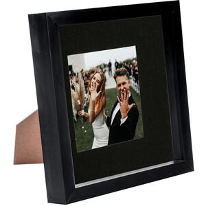 3D Box Photo Frame - 8x8" with 4 x 4" Mount