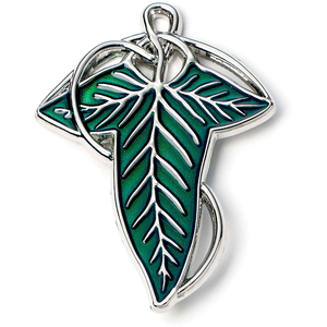 The Lord of The Rings The Leaf Of Lorien Pin Badge - Silver