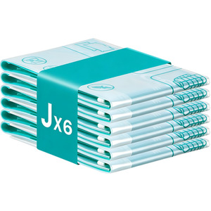 SONGMICS 6 Pack J Size Transparent Vacuum Storage Bags - Transparent