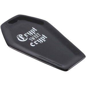 Crypt Coffin Trinket Jewellery Tray - Black