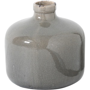 Glowrex Grey Glazed Eve Vase - Grey