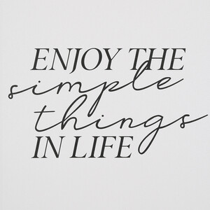 Simplistic Affirmation Framed Canvas - Neutral - Image 2