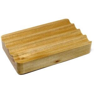 Hemu Wood Soap Dish Ladder - Modern Design - Brown