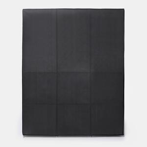 Fabric Canvas Corner Wardrobe - Grey