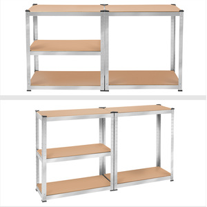 Heavy Duty Garage Shelving Made of Sheet Steel Richard - Brown - Image 2